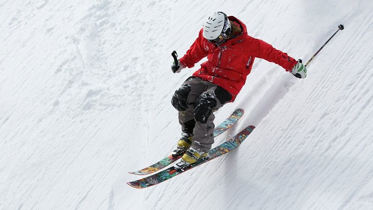 skifahren im winter